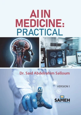 غلاف كتاب الذكاء الاصطناعي في الطب - تطبيقات عملية